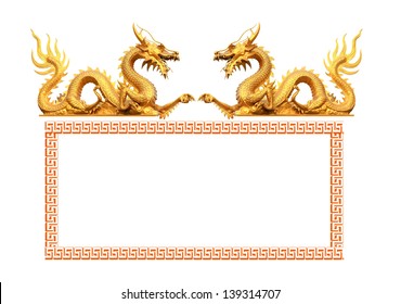 chinese dragon frame