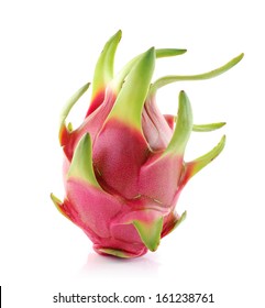 Dragon Fruit On White Background