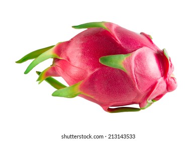 Dragon Fruit On White Background