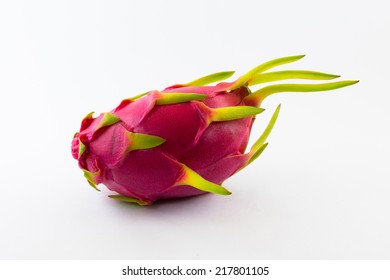 Dragon Fruit On White Background