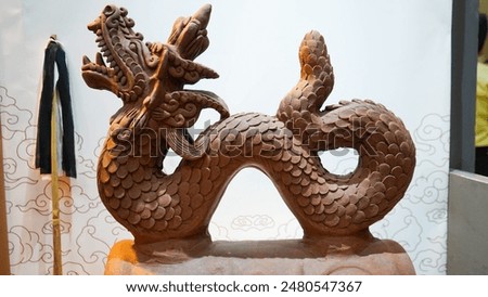 Dragon Statue ornament from Java