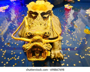 dragon in the temple