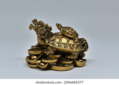 The Dragon Turtle Decor Statue for Decoration