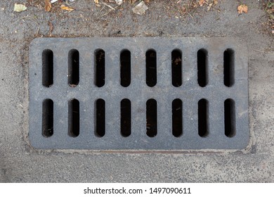 Drainage Culvert Hole System On Asphalt Stock Photo 1497090611 ...