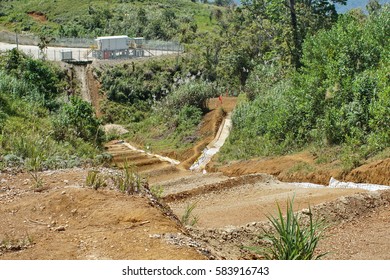 Drainage Project For A Gas Plant On A Slope In The Highlands Of Papua New Guinea