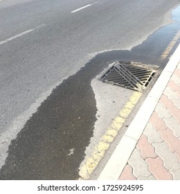 Drainage water getting diversion from the manhole due to poor workmanship in compaction which leads uneven settlement of soil