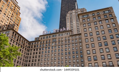 The Drake Hotel In Chicago  - CHICAGO, ILLINOIS - JUNE 11, 2019