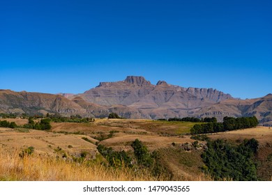 Drakensberg Landscape, Giants Castle Area, South Africa 