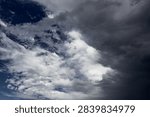 dramatic beautiful sky and clouds