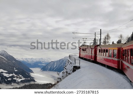 Dramatic Bernini Train Ride Lake View
