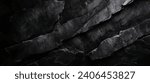 Dramatic Black Charcoal Stone Texture - Wide Angle View of Natural Slate with Subtle Marbled Patterns