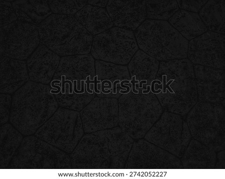 Dramatic Black Cobblestone Pattern — Textured Stone Path Background