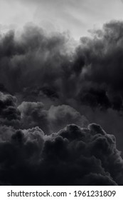 Dramatic black smoke from a fire.