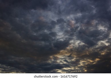  dramatic blue sky with clouds