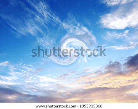 Similar – up Flying Clouds