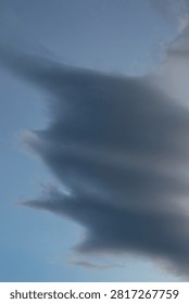 Dramatic Cloud Formation Against Sky