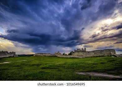 Dramatic cloud panorama 