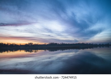  Dramatic Clouds above the Lake