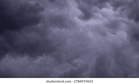 Dramatic clouds background Gloomy Sky Imagery. Dark Clouds With Subtle Highlights. Silent Gray Clouds Evoke Suspenseful Moods. Layered Storm Clouds Create Versatile Atmospheric Backgrounds Today