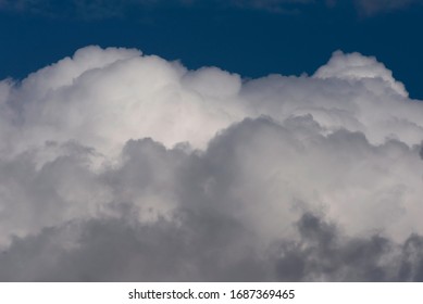 Dramatic clouds. Close view on clouds. Natural, not overprocessed.