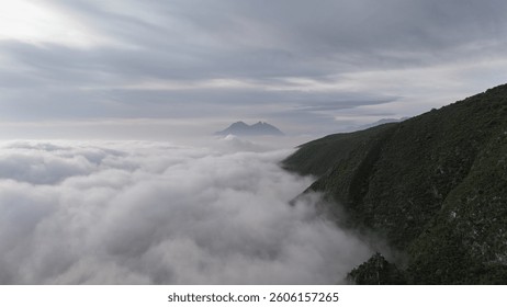 Dramatic clouds covering 