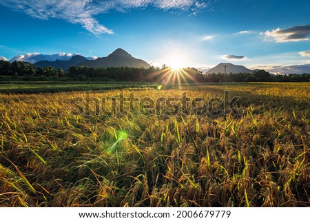 Dramatic clouds with sunset mountain background view.Near NAGERCOIL, KANYAKUMARI DISTRICT, TAMIL NADU. INDIA.