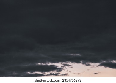 Dramatic cloudscape natural background. Abstract nature atmosphere backgrounds. Dramatic Background sky and clouds colorful at dusk time. Copy space for site
