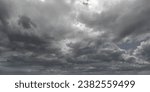 Dramatic Cloudy Overcast Sky Background