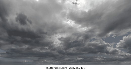 Dramatic Cloudy Overcast Sky Background