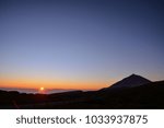 Dramatic Cloudy Suset Landscape Desert