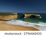 Dramatic Coastal Cliffs at Great Ocean Road Victoria Australia