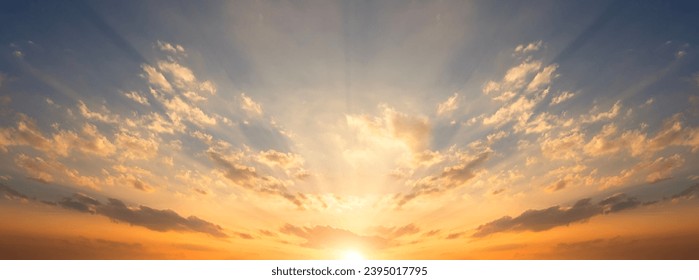 Dramatic Colorful Sunset Sky Cloudscape Nature Background - Powered by Shutterstock