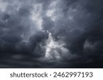 dramatic dark clouds in the sky, dark storm clouds in a dark sky before rain,beautiful landscape with cloudy sky