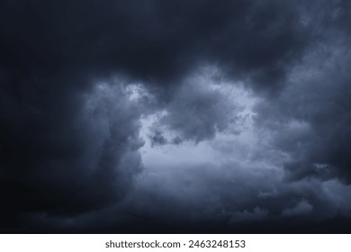 dramatic dark clouds in the sky, dark storm clouds in a dark sky before rain,beautiful landscape with cloudy sky - Powered by Shutterstock