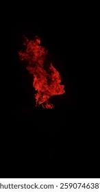 Dramatic flames on a black background, symbolizing power, energy, and transformation. Perfect for ads, designs, and backgrounds. High-resolution and ready to use.