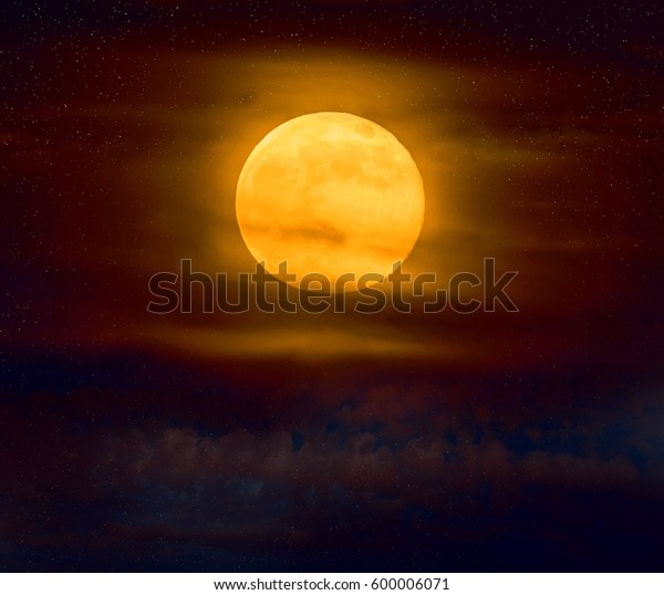 Dramatic full moon. Super moon. Elements of this
Image Furnished by
NASA