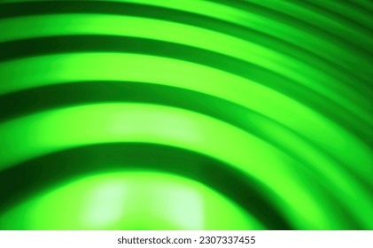 Dramatic green arc abstract background