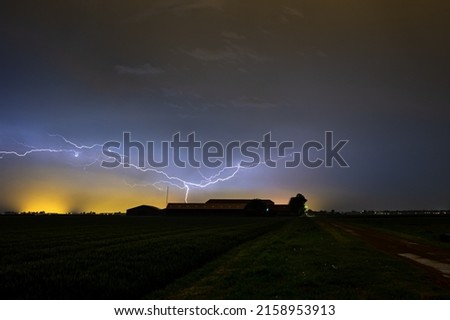 Similar – Image, Stock Photo summer thunderstorms