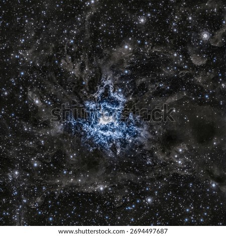 Dramatic Iris Nebula Cepheus Dustclouds NGC 