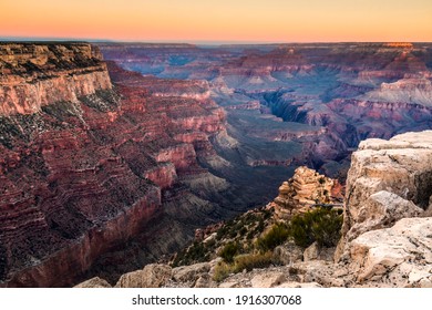 dramatic landscape photo of the Grand Canyon National Park in Arizona,USA