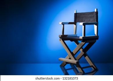 Dramatic Lit Director's Chair