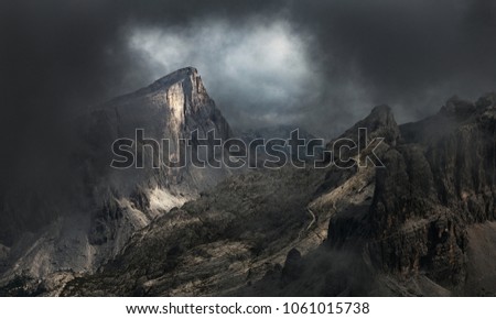 Similar – Image, Stock Photo Old Man of Storr on the Isle of Skye in Scotland