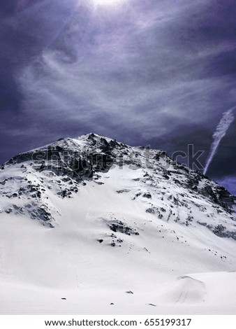 Image, Stock Photo Snowdrifts III Winter