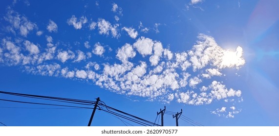 A dramatic, naturally-formed cloud resembling the shape of a dragon floats across a blue sky. 