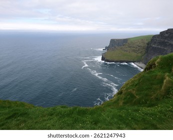 Dramatic Ocean Cliffs
Towering above the wild Atlantic, these ancient cliffs stand as nature’s fortress—carved by wind and time. Waves crash violently against the rocks below, sending up sprays 