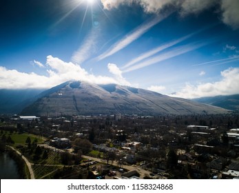 Dramatic Photo Of Mount Sentinel In Missoula, 