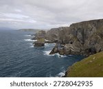 Dramatic Rocky Cliffs Along the Atlantic Coast