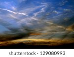 dramatic sky and clouds