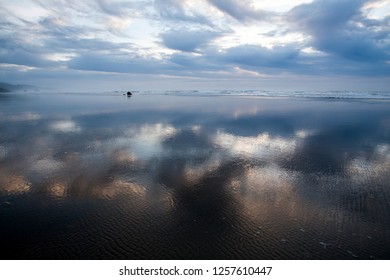 dramatic sky with clouds