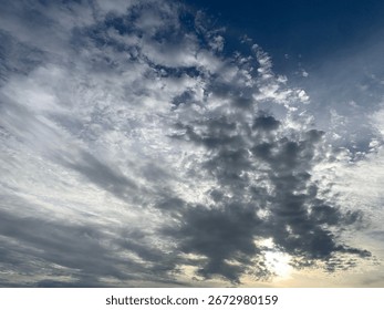 Dramatic Sky with Clouds at Daytime